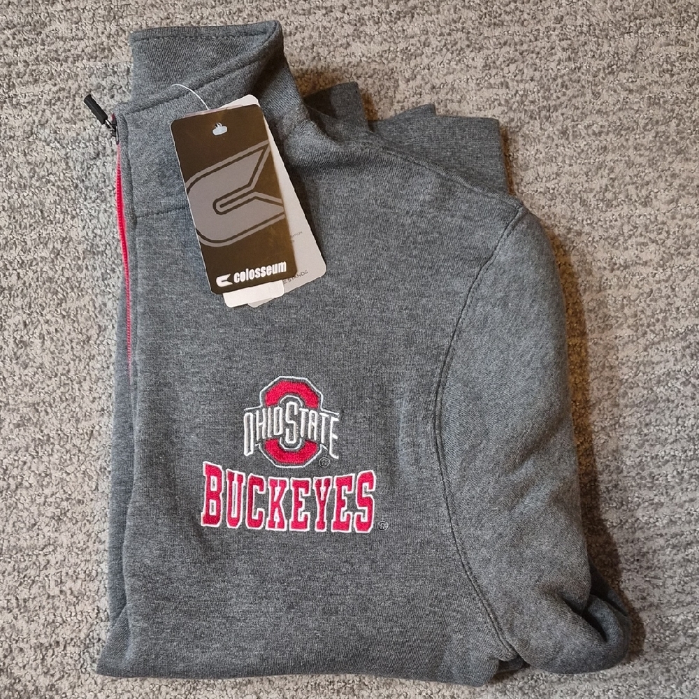 Colosseum Ohio State Quarter-Zip Sweatshirt